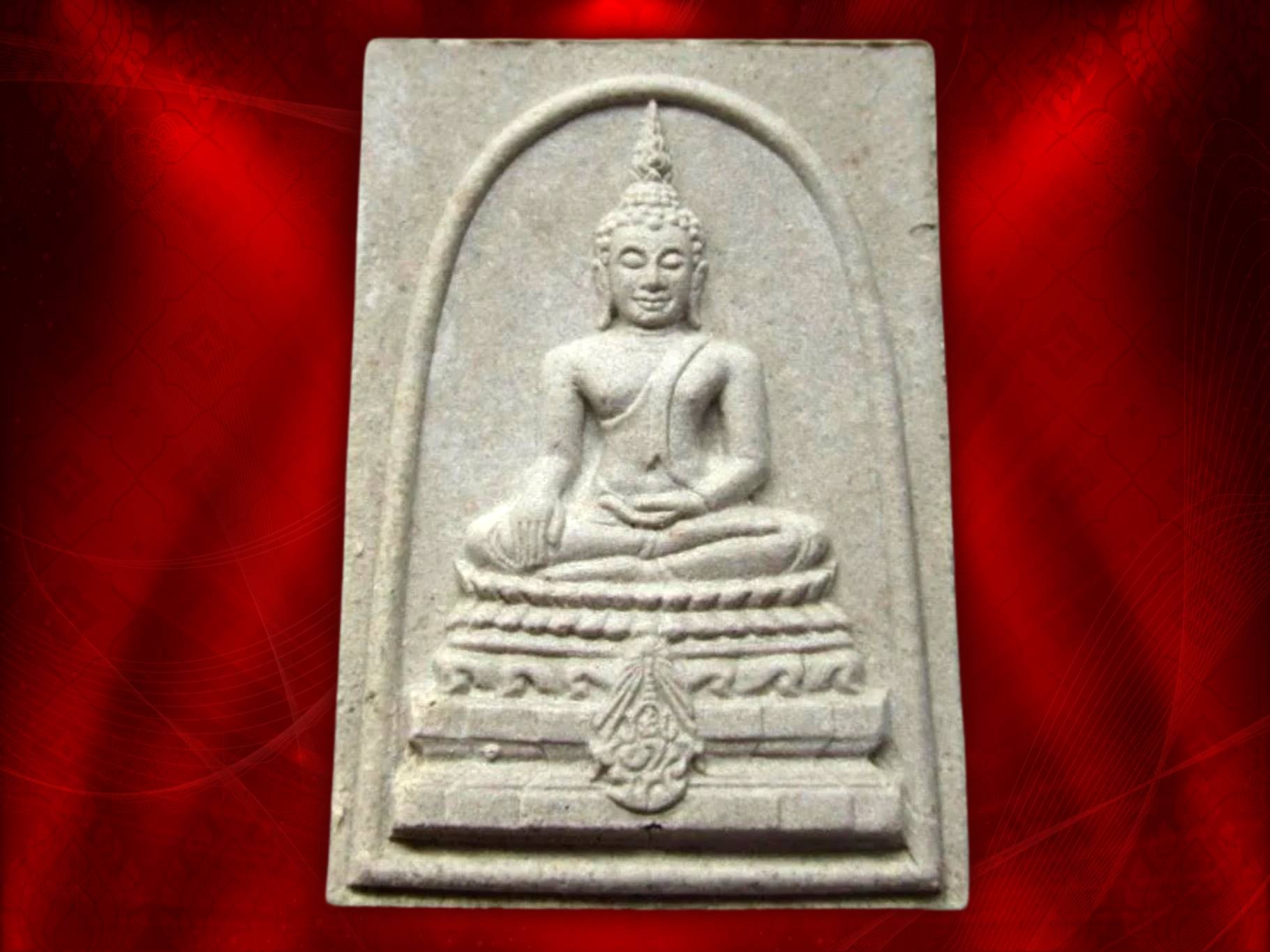 พระพุทธชินสีห์ ภปร.(สมเด็จทันโต) ผสมมวลสารมหามงคลพระทนต์ในหลวง ร.9 ปี 2533 (พิมพ์ใหญ่) พร้อมกล่องเดิมๆ ครบ