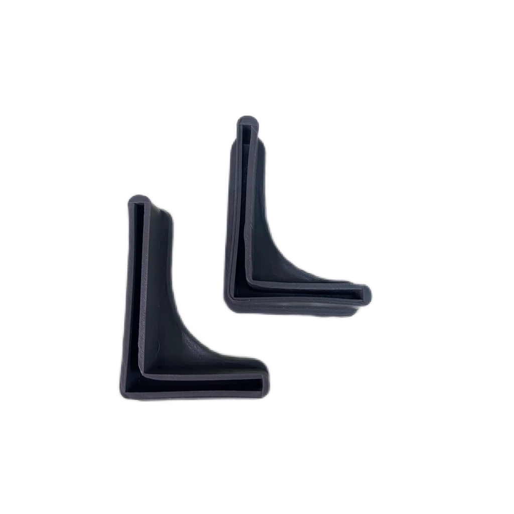 ที่รองขาเหล็กฉากหน้าใหญ่ 2 1/4"x1 1/2" ด้านซ้าย หรือ ขวา อุปกรณ์รองเหล็กฉาก (ราคารวมแวท) เพื่อป้องกันการขูดขีด กันพื้นเป็นรอย