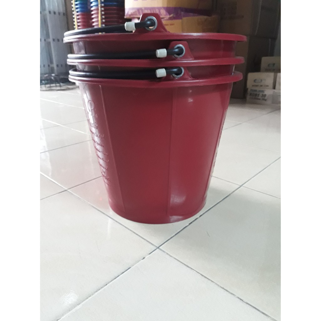 ถังน้ำพลาสติก เกรดA+ คุณภาพเหนียว ใช้งานคุ้มค่า ขนาด เบอร์ 16 ถังปูนใส่น้ำ ถังปูน ถังน้ำ ถังหูหิ้ว ถังพลาสติกหนา