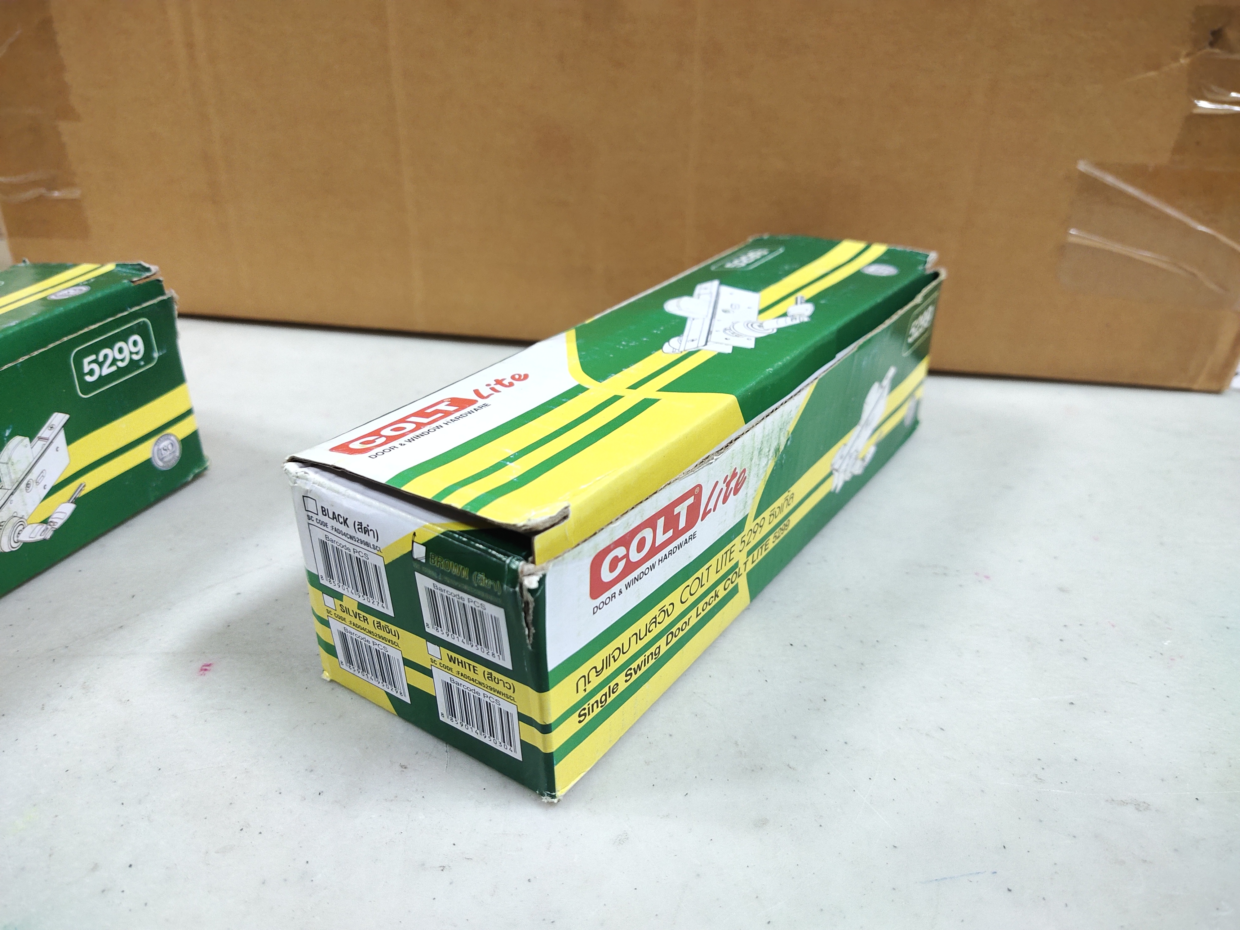 กุญแจบานสวิง COLT LITE #5299 สีเงิน/สีชา/สีขาว/สีดำ (ราคารวมแวท)