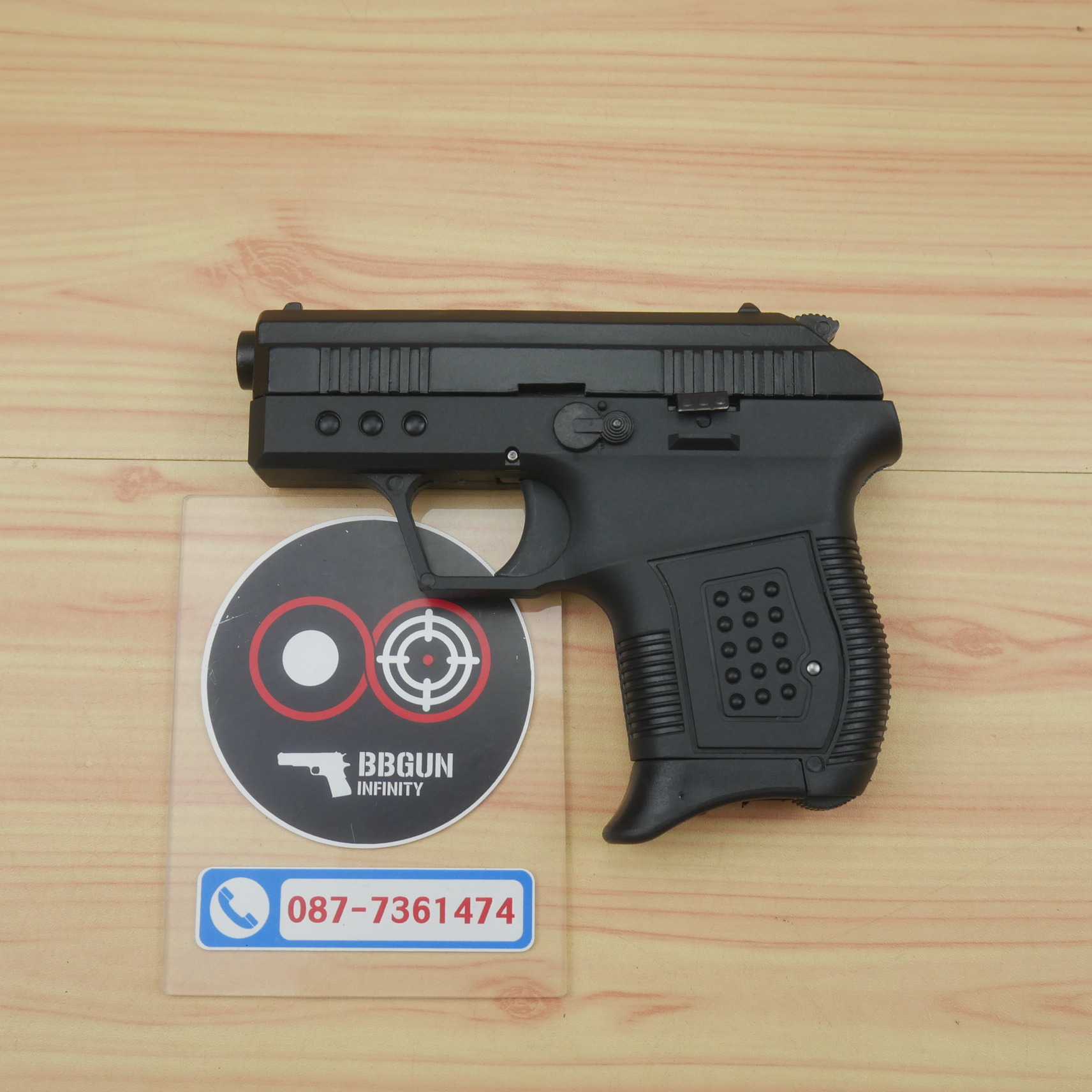 Sur 2004 BLANKGUN Rambo'3 Black สีดำ แบลงค์กัน เซอ2004 (แถมกล่องใส่ปืน)