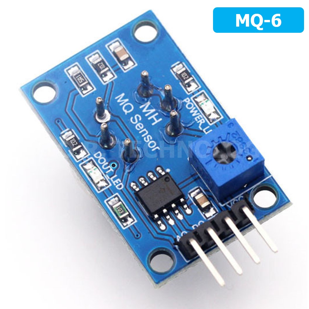 AB050 MQ-6 เซนเซอร์ตรวจจับ ก๊าซโพรเพน บิวเทน Liquefied Isobutane Propane Sensor Gas Sensor Detection เซนเซอร์แก๊ส เซนเซอร์ตรวจจับก๊าซ