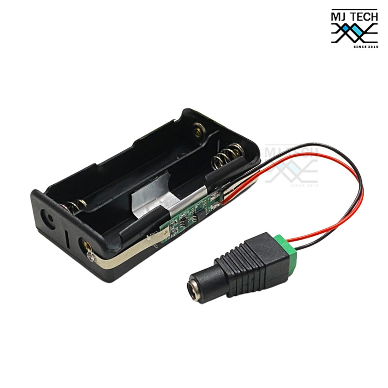 รางถ่าน 18650 พร้อม BMS 2S 3A / 8.4V (ใส่ถ่านใช้งานได้เลย)