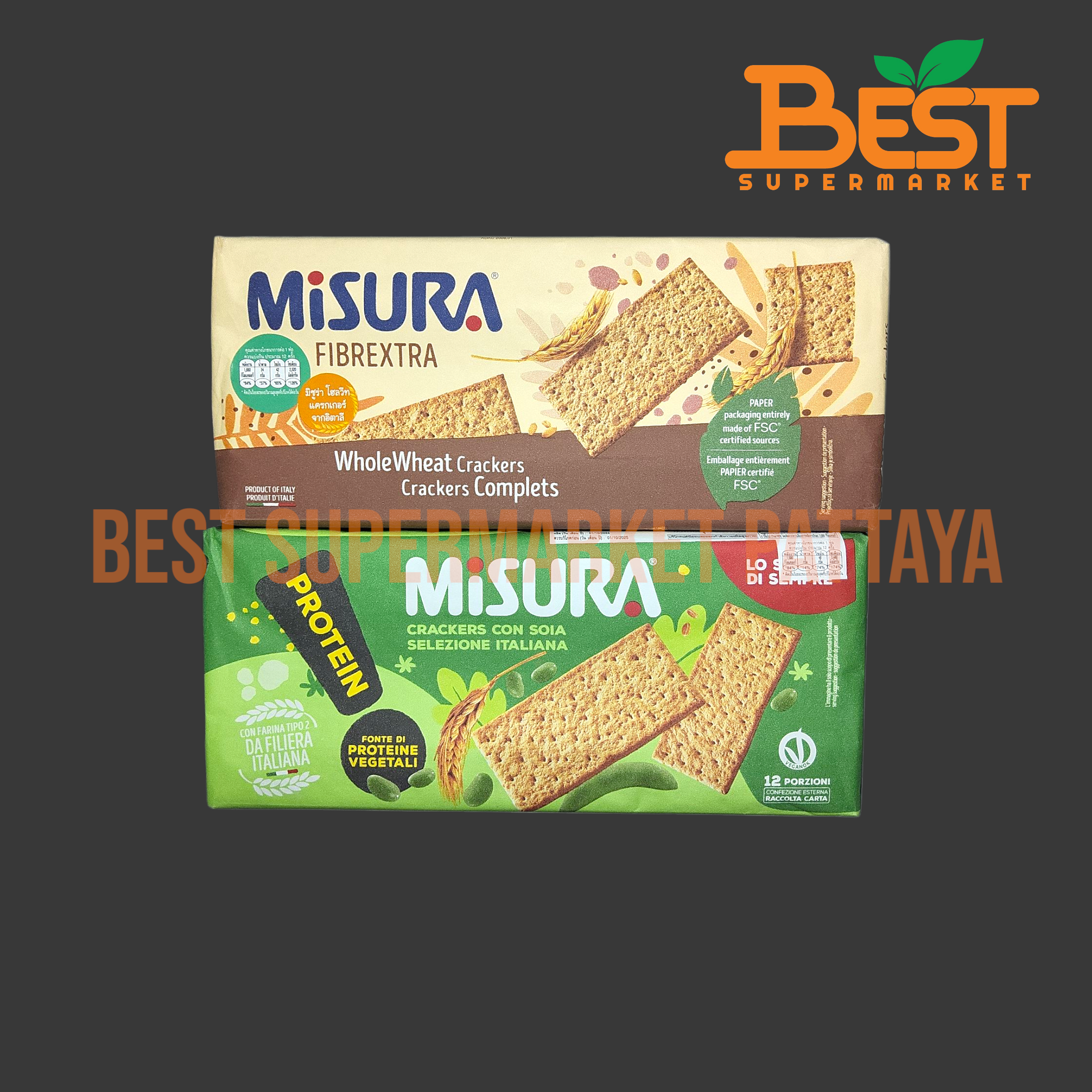มิซูร่า แครเกอร์ 385/400 กรัม Misura Cracker 385/400 g.