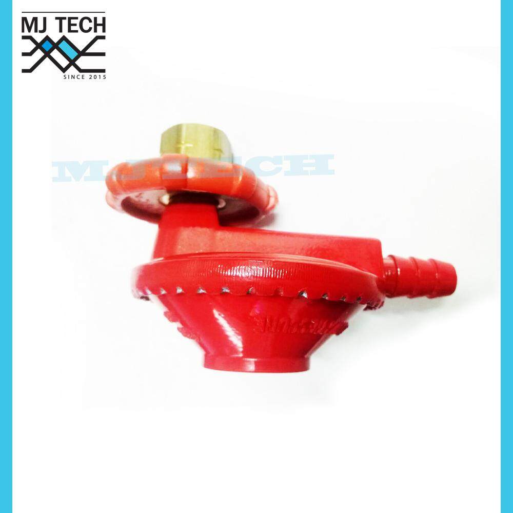 SCG หัวปรับแรงดันต่ำ สำหรับถังแก๊ส ขนาด 4 กิโล SCG รุ่น R-323-H ฟรี สายแก๊สอย่างหนาสีส้ม 2 ม.และ แคมป์รัดสาย 2 ตัว