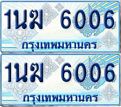 ทะเบียนรถตู้ 6006 รถตู้ป้ายฟ้า 1นฆ 6006 เลขประมูล (4)