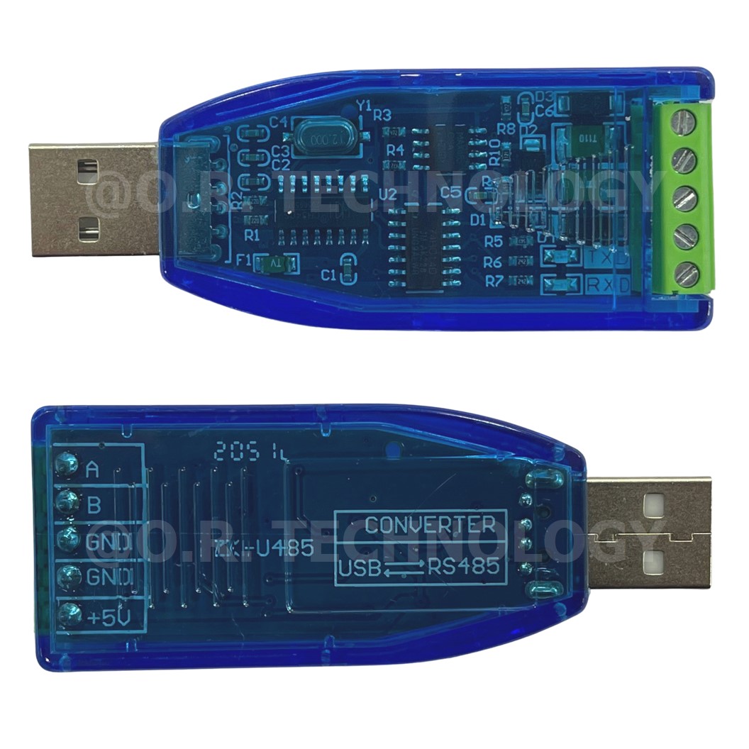 IB038 ตัวแปลง USB To RS485 Converter CH340 Isolated Industrial Grade USB to RS485 Communication Module 5V Serial Port Line Converter TVS Protection USB-RS485