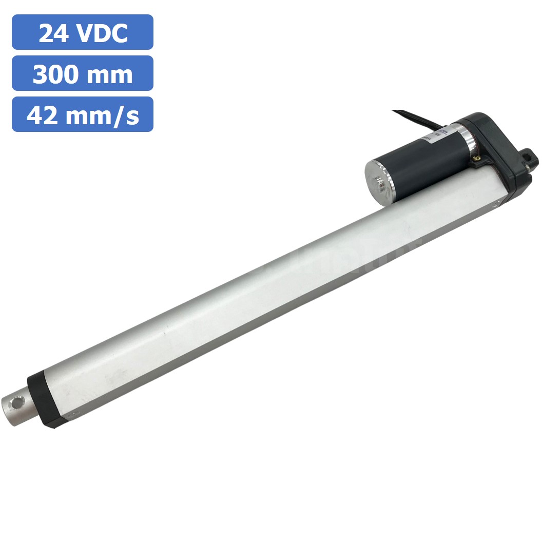 ZGB758 มอเตอร์ก้านชัก ระยะชัก 300mm 42mm/s 24VDC 125N Electric Linear Actuator Putter DC Stroke Length 300mm ZHENGKE พัตเตอร์ไฟฟ้า