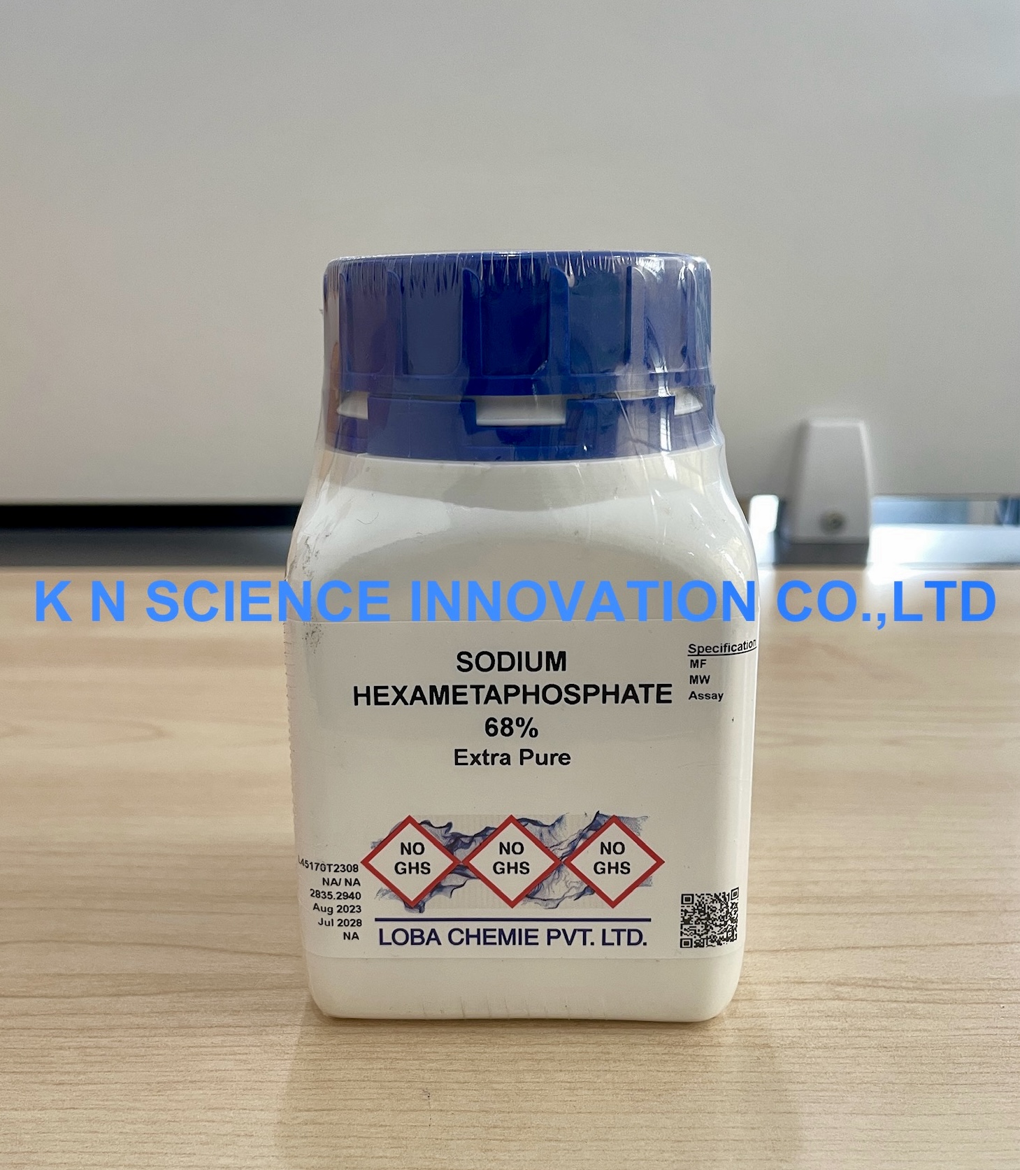 Sodium hexametaphosphate, Min 68%, Purified,500 g ,Loba 0589000500