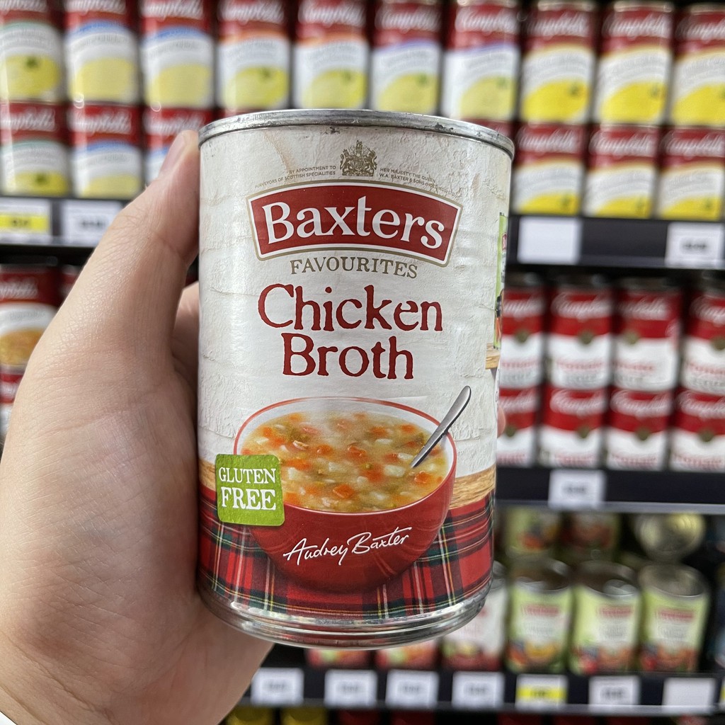 แบ็กซ์เตอร์ ซุปไก่ น้ำหนักสุทธิ 400 กรัม Baxters Chicken Broth 400 g.