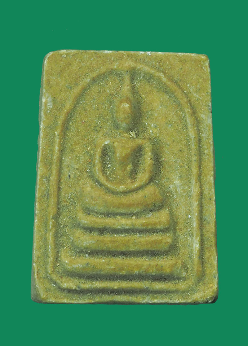 *32287 พระสมเด็จคะแนน เนื้อผงน้ำมัน หลังยันต์แดง ไม่ทราบที่และปีสร้าง 9