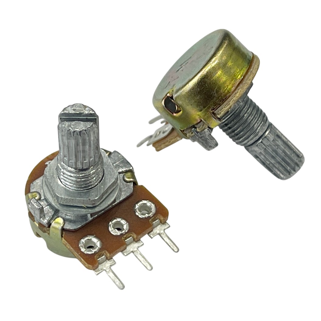 VR ตัวต้านทานปรับค่าได้ 3 ขา B5k/10k/20k/50k/100kOhm โวลลุ่ม โพเทนซิโอมิเตอร์ VR WH148 Potentiometer Variable Resistor