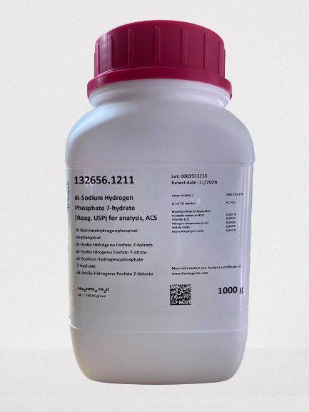 DI - SODIUM HYDROGEN PHOSPHATE 7 hydrate AR/ACS Panreac 1 KG P132656