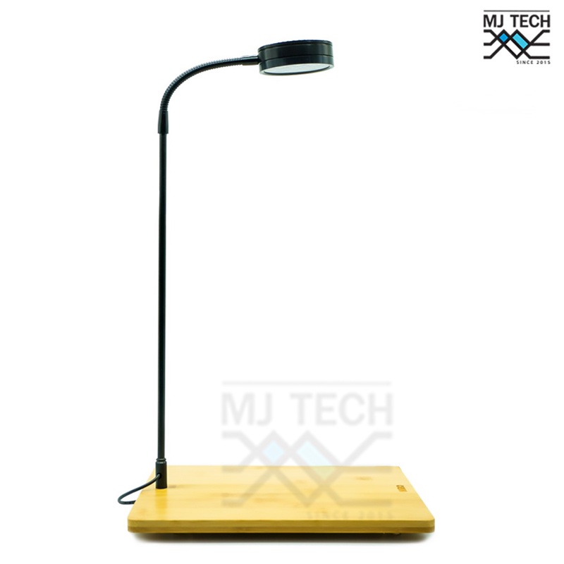 ไฟวาบิ LED พร้อมฐานไม้ (ไฟเลี้ยงตู้ปลา / แคคตัส / มาริโมะ / Wabu-Kusa / ไม้กึ่งบก / Terrarium / ตู้ไม้น้ำ)