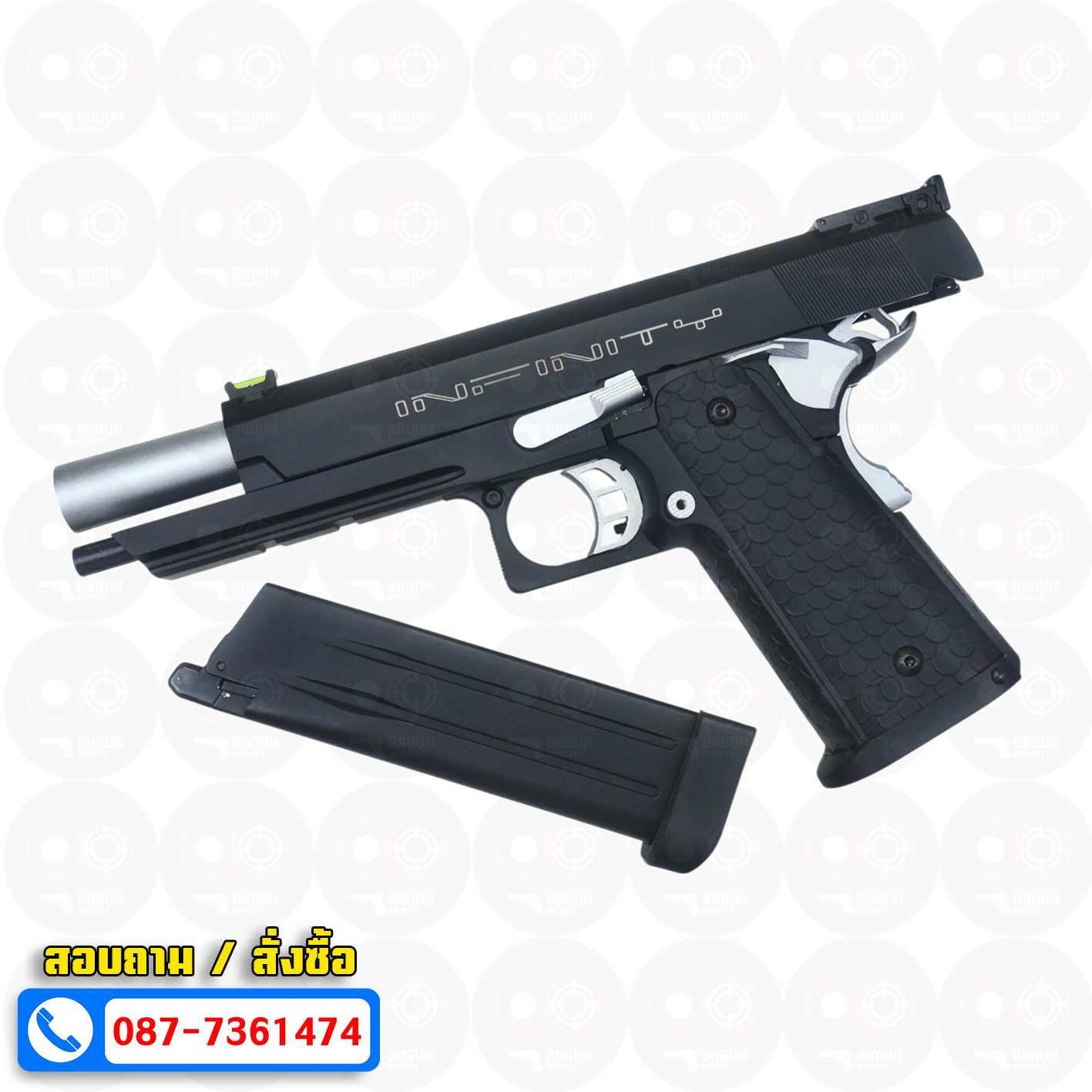 Double Bell 795-1 - Hi-Capa 5.1 Infinity Silver Custom