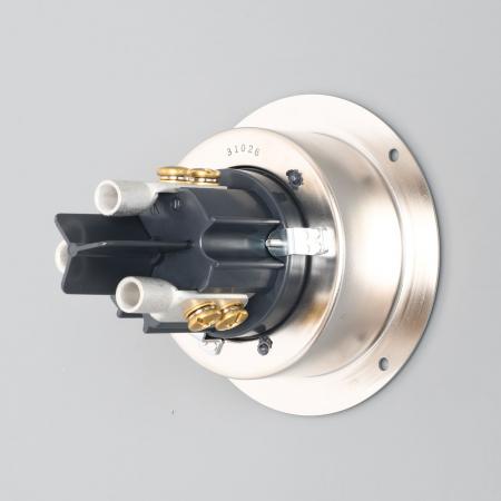 AMERICAN DENKI 31026 3-Pole 3-Wire 100A 250V Flanged Receptacle