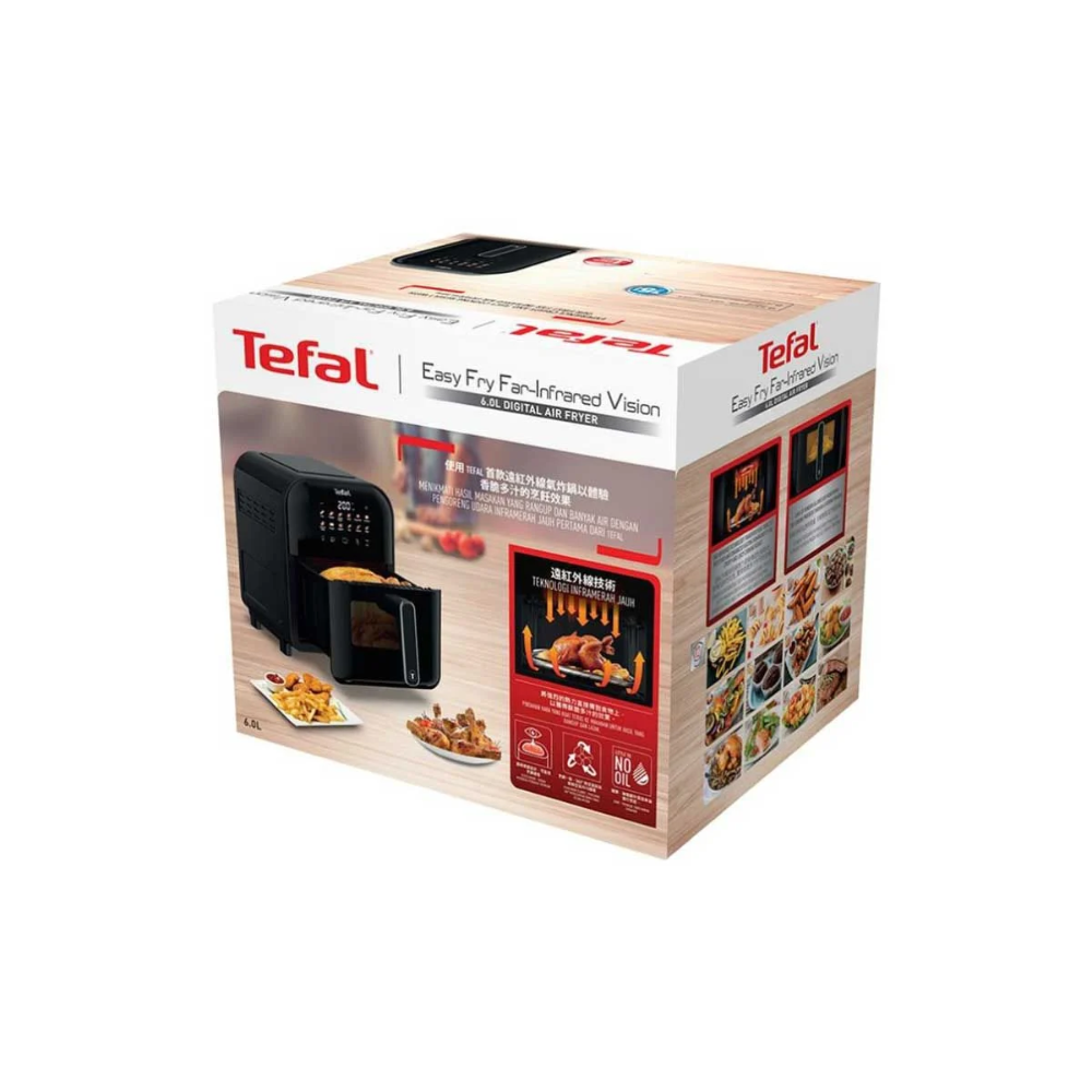 TEFAL หม้อทอดไร้น้ำมัน ระบบดิจิทัล 6L รุ่น EY821868