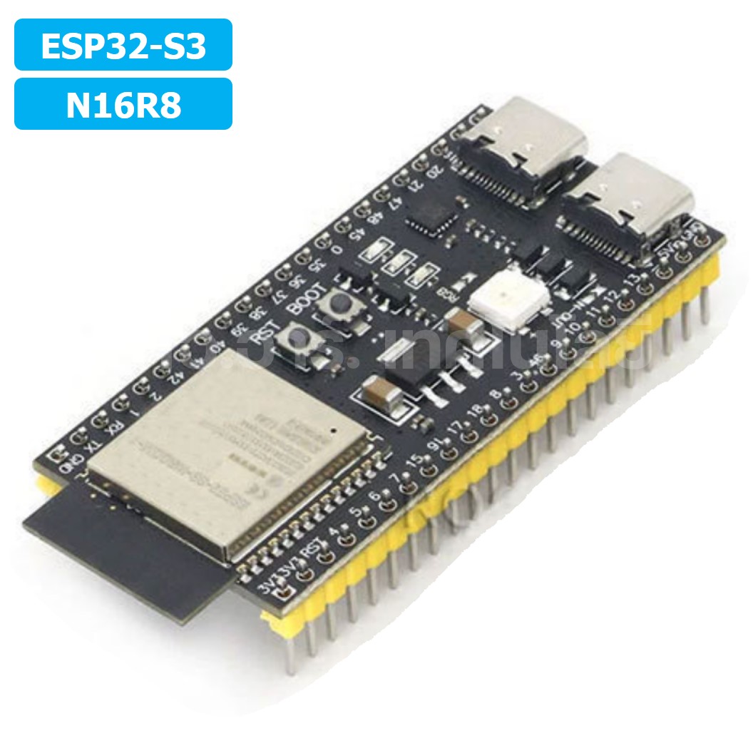 CB004 บอร์ด ESP32-S3 N16R8 แบบบัดกรีขา Soldering Expressif ESP32-S3-DevKitC-1 WROOM-1-N16R8