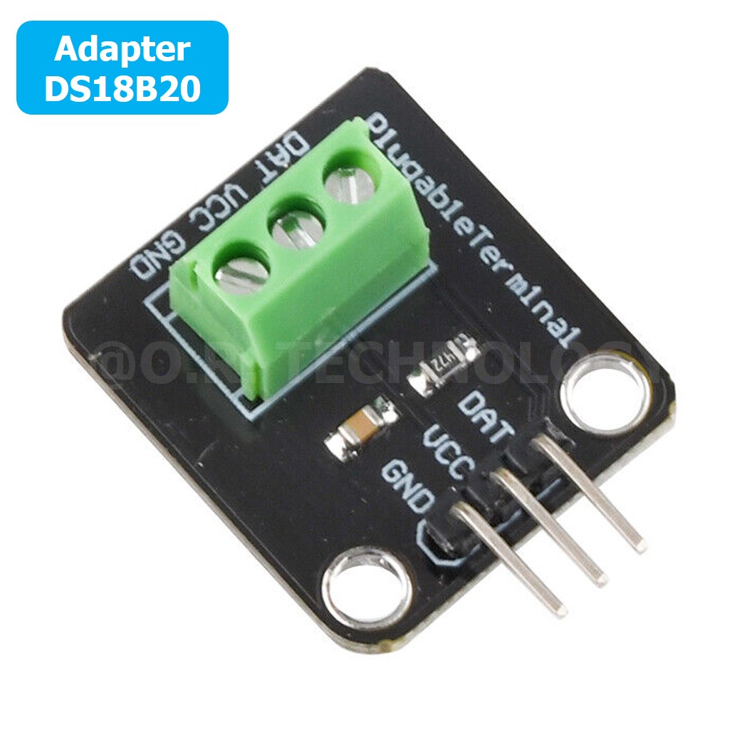 (1ชิ้น) CM020 ตัวแปลงสัญญาณ เซนเซอร์วัดอุณหภูมิ DS18B20 Adapter ตัวแปลง