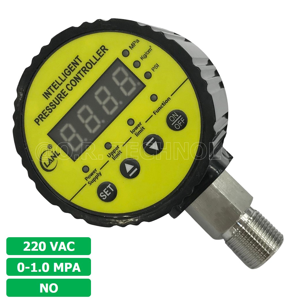 (1ชิ้น) LY-810 220VAC 1.0MPA สวิทช์แรงดันดิจิตอล เกจวัดแรงดันดิจิตอล Intelligent Pressure Controller Digital Pressure switch เครื่องวัดความดันดิจิตอล