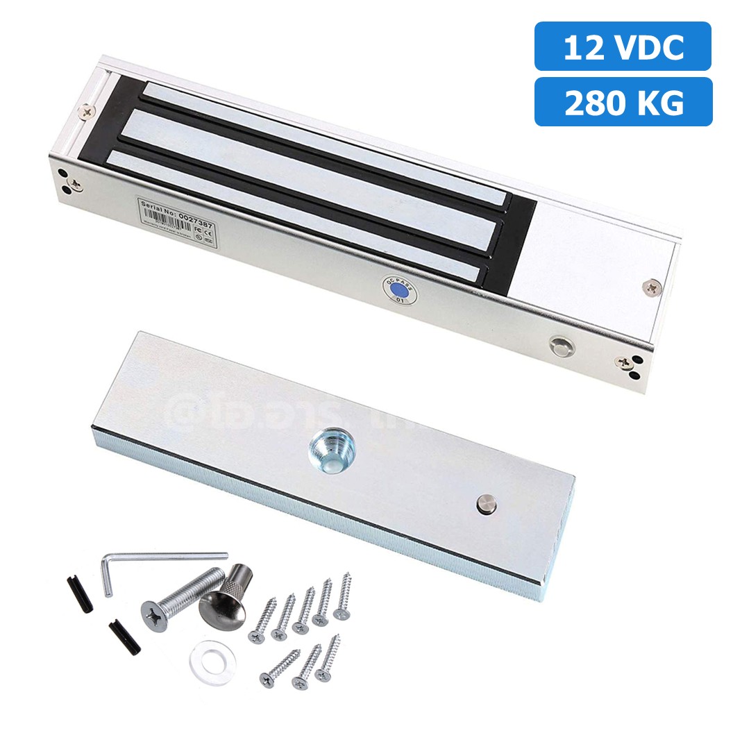 SY-L280S 12V 280kg ประตูแม่เหล็กไฟฟ้า โซลินอยด์ล็อค Electromagnetic lock 280KG 12VDC Solenoid lock กลอนประตูไฟฟ้า กลอนไฟฟ้า Electric Sucktion door lock Electromagnet