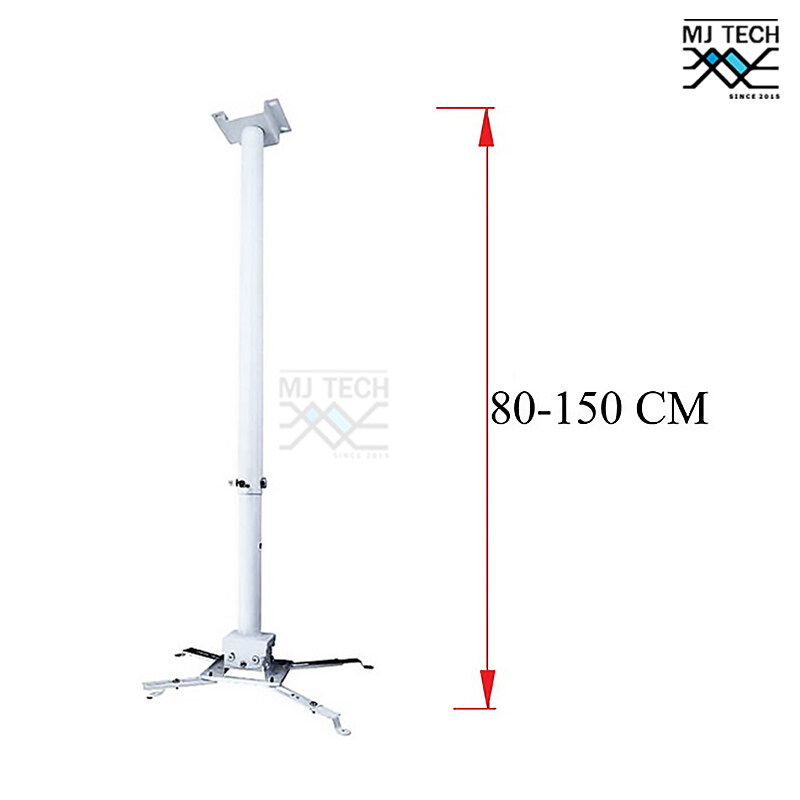 ขาแขวนโปรเจคเตอร์ ปรับระดับได้ 80-150 ซม. ไซต์ L สีขาว รุ่น SX-A 1.5 M