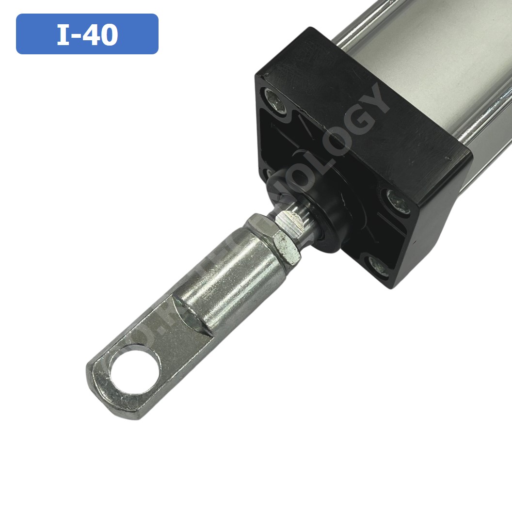 (1ชิ้น) I-40 ตัวยึดแกนกระบอกลม แบบตรง I Joint Air Cylinder สำหรับกระบอกลม SC 40 ขายึดกระบอกลม ตรง ตัวต่อปลายแกนกระบอกลม เกลียวใน M12x1.25
