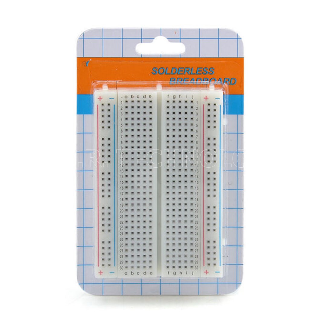 AA069 บอร์ดทดลอง ขนาด 400จุด 400 Points Solderless Breadboard soldless โฟโต้บอร์ด บอร์ดเล็ก