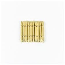 ดอกไขควงลม VESSEL(ราคารวมแวท) สีทอง JP. ( 1แผง มี 2 ดอก) ดอกจับสกรู สว่านหัวแฉก หัวแม่เหล็ก 2 ด้าน