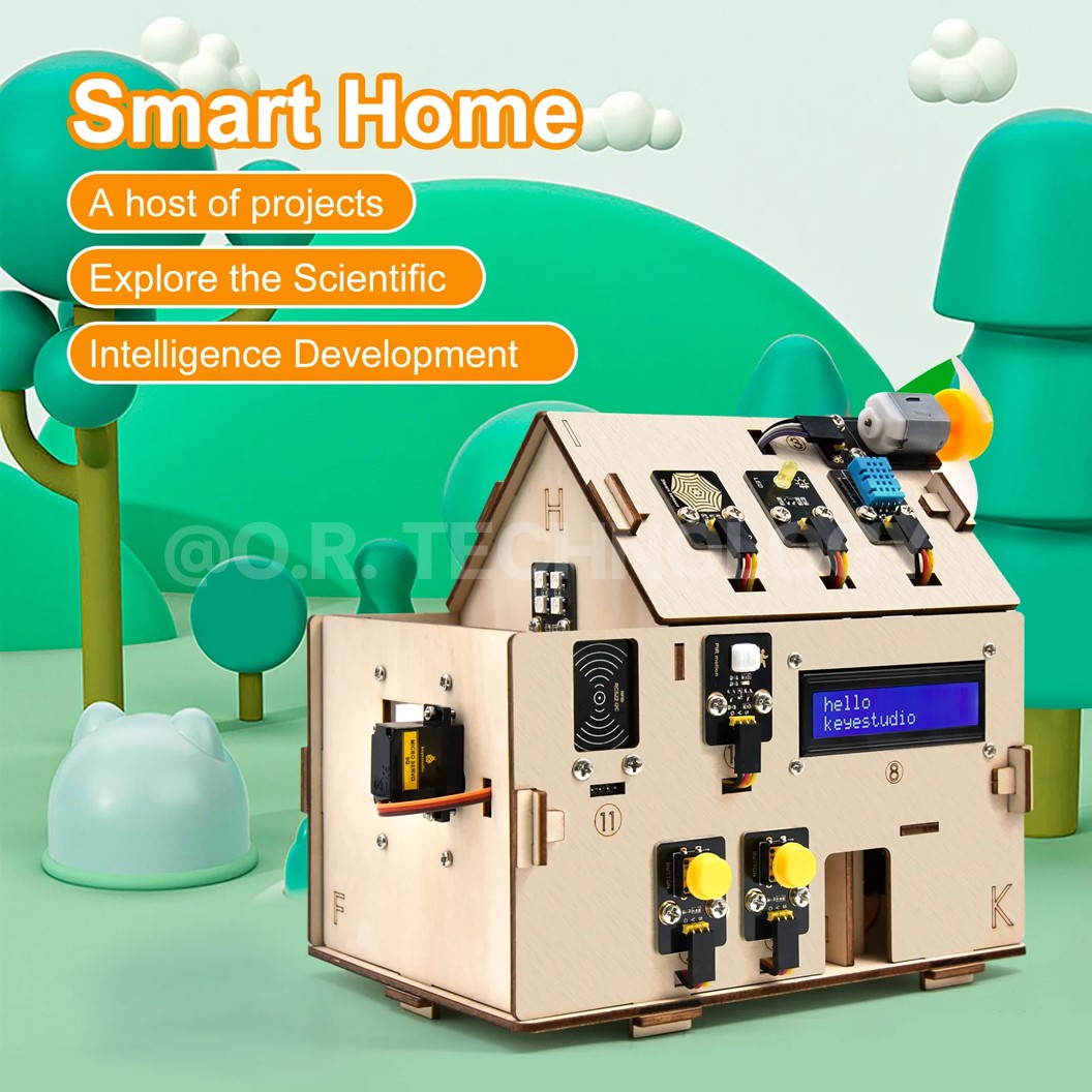 KEYESTUDIO ESP32 IOT Smart Home Starter Kit ชุดส่งเสริมการเรียนรู้ ฟาร์มอัจฉริยะ ESP-32 ชุดประกอบ ชุดเริ่มต้นเรียนรู้ Arduino