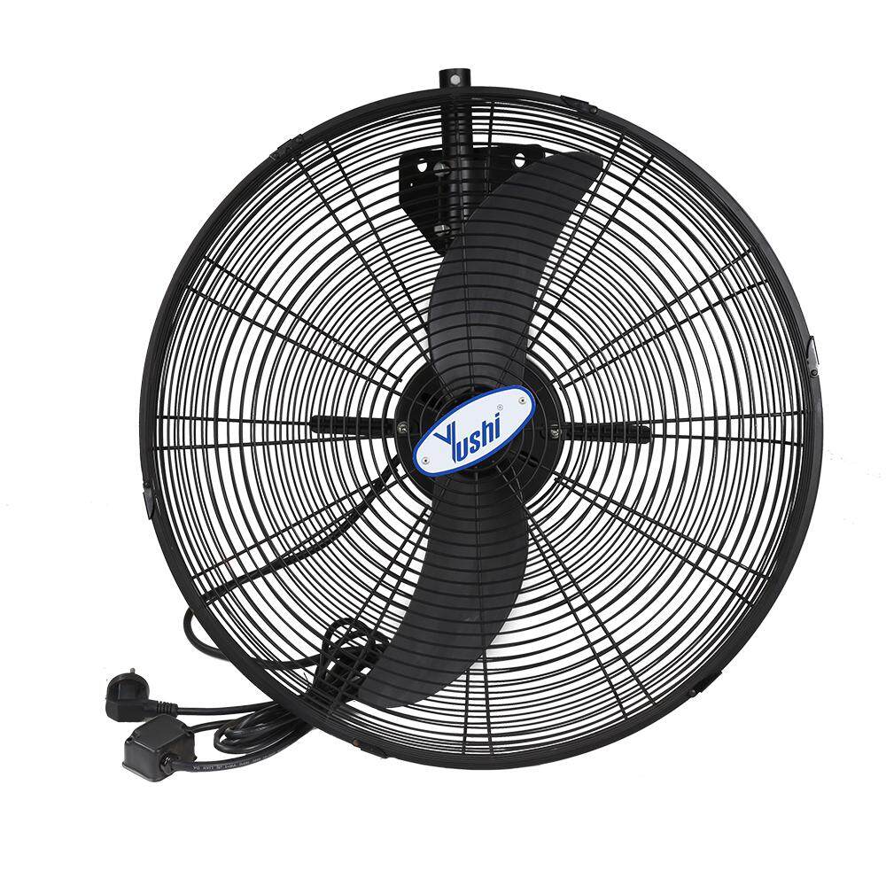 YUSHI พัดลมอุตสาหกรรมติดผนัง DF series ขนาด 24 นิ้ว รุ่น DF600-TW 24" (สีดำ)