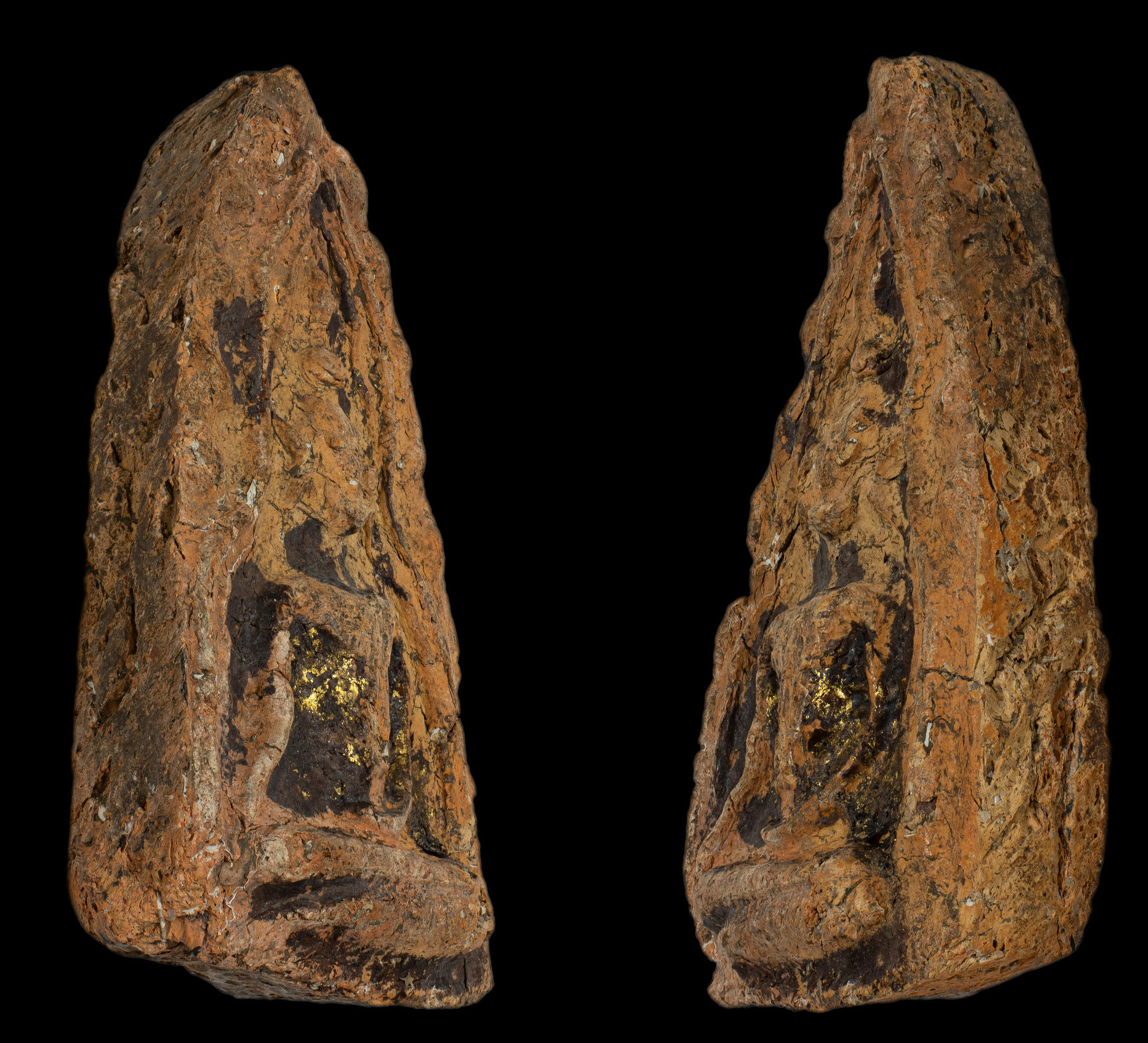 พระขุนแผนพิมพ์แขนอ่อน หลวงพ่อโหน่ง วัดคลองมะดัน เนื้อดิน