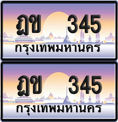 เลขทะเบียน 345 – ฎข 345 (12)