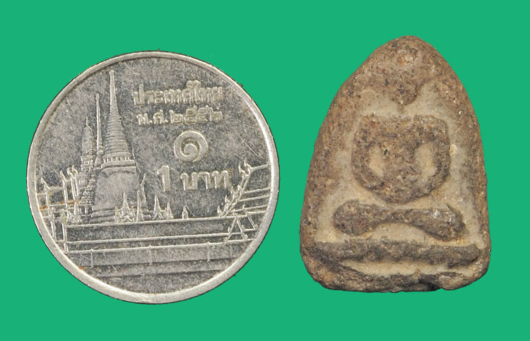 ขายแล้ว*35556 พระกรุวัดบางสะแกนอก สภาพผ่านการใช้ เนื้อดินผสมผงว่าน 13