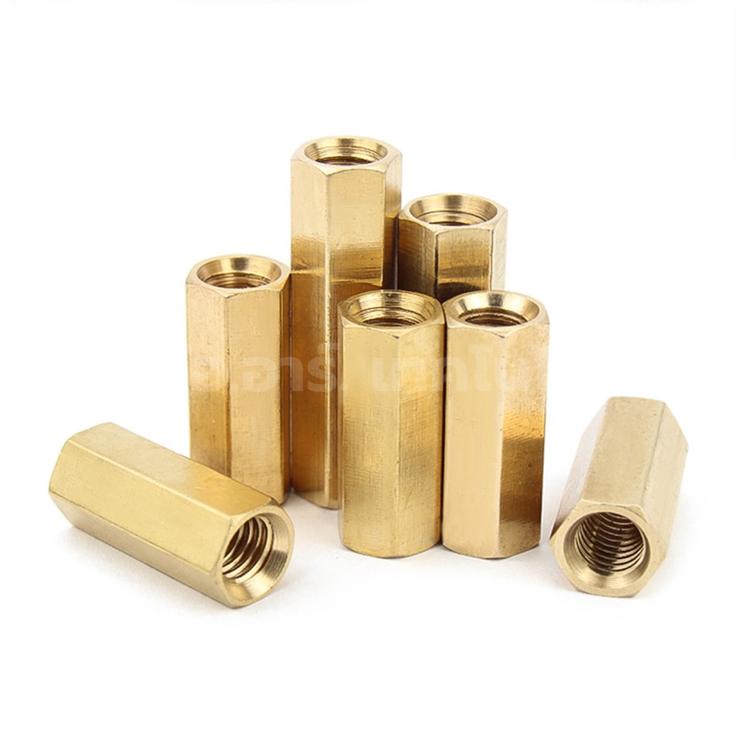 (10ชิ้น) เสาทองเหลือง/นอต/สกรู M3 Hex Brass Standoff, Nut, Stainless Screw M3*10/20/30mm ผู้-เมีย/เมีย-เมีย Male-Female/Female-Female