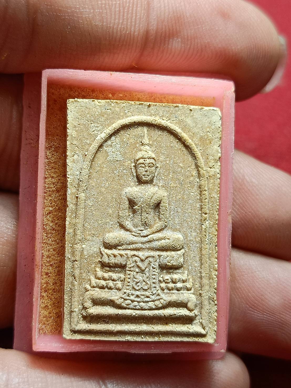 พระสมเด็จแก้วสุทธิรุ่นแรก พิมพ์ใหญ่ วัดช่องลม จ.สมุทรสงคราม พร้อมกล่อง (SKU-10369)