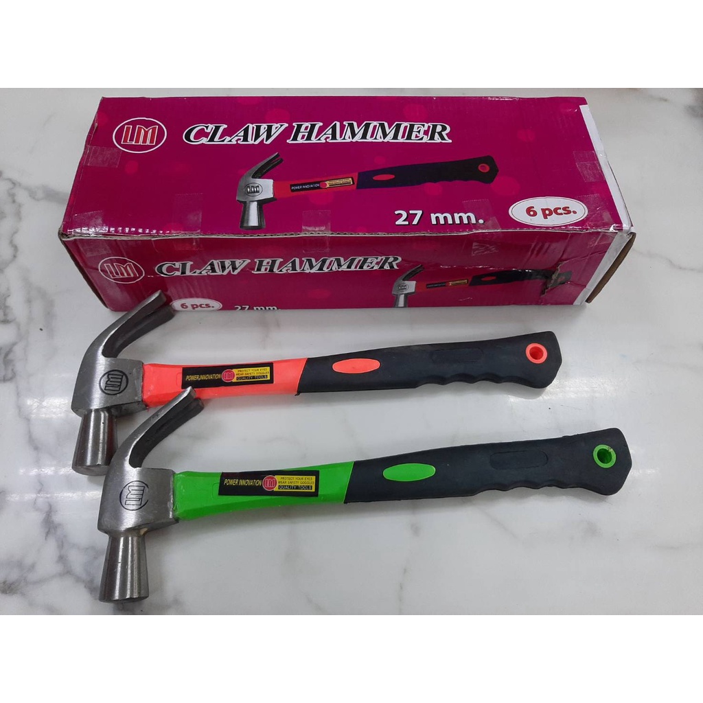 ค้อนหงอนด้ามไฟเบอร์ 27mm LAMY ค้อนตอกตะปู (ราคารวมแวท) ค้อนตีตะปู ค้อนงัดตะปู ค้อนหงอน (กล่องละ 6 อัน){0501706301}