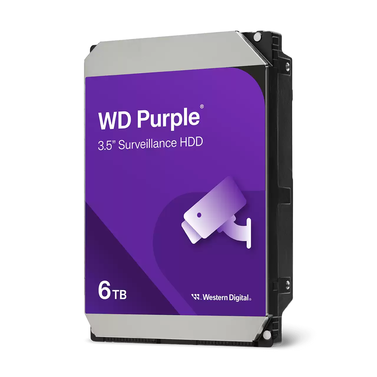 6 TB HDD CCTV WD PURPLE (5400RPM, 256MB, SATA-3, WD64PURZ) Swap ตัวใหม่ทันที (1Y)