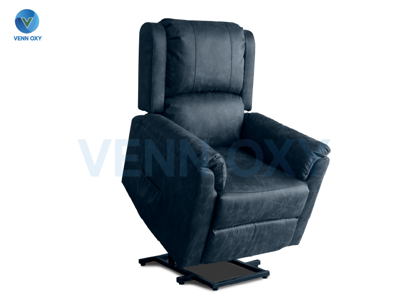 เก้าอี้สุขภาพสำหรับช่วยพยุง (Lift Up Chair) รุ่น Single Motor สี GREY BLUE นำเข้าจากฝรั่งเศส (รับประกัน 1 ปี)