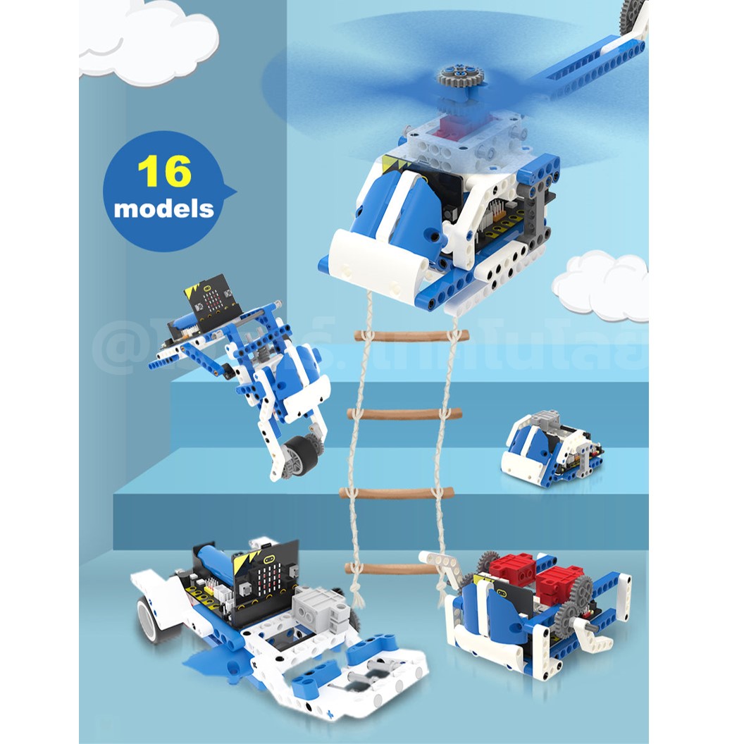 YB-200 Yahboom Building:bit Superkit for Micro:bit ชุดตัวต่อไมโครบิต without Microbit (**ไม่รวมบอร์ด**) STANDARD EDITION