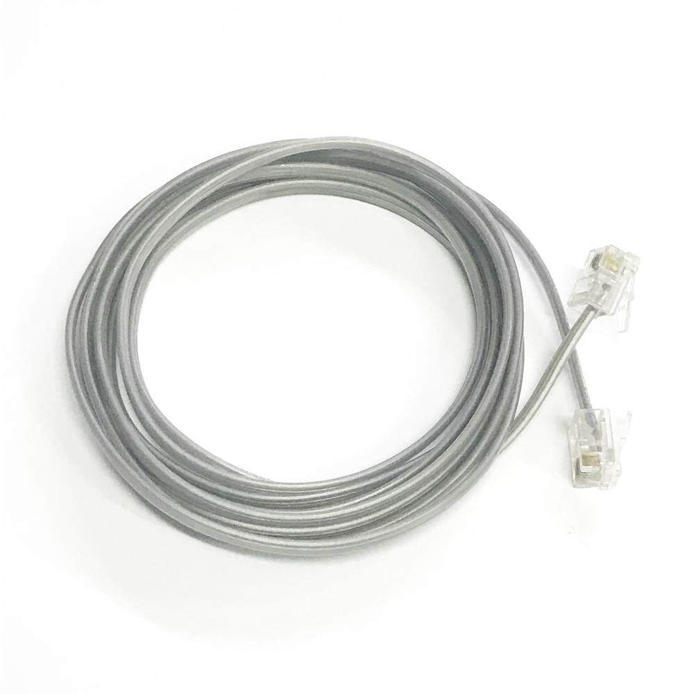 สายโทรศัพท์ สายเครื่องแฟกซ์ 4 ขา RJ11 Modular 2 เมตร