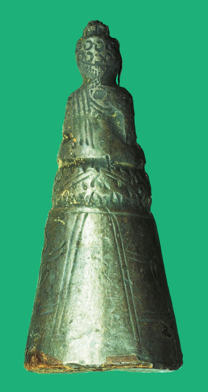 *29135 พระบูชาบุเงิน สมัยอยุธยา เนื้อครั่งผสมว่าน 2