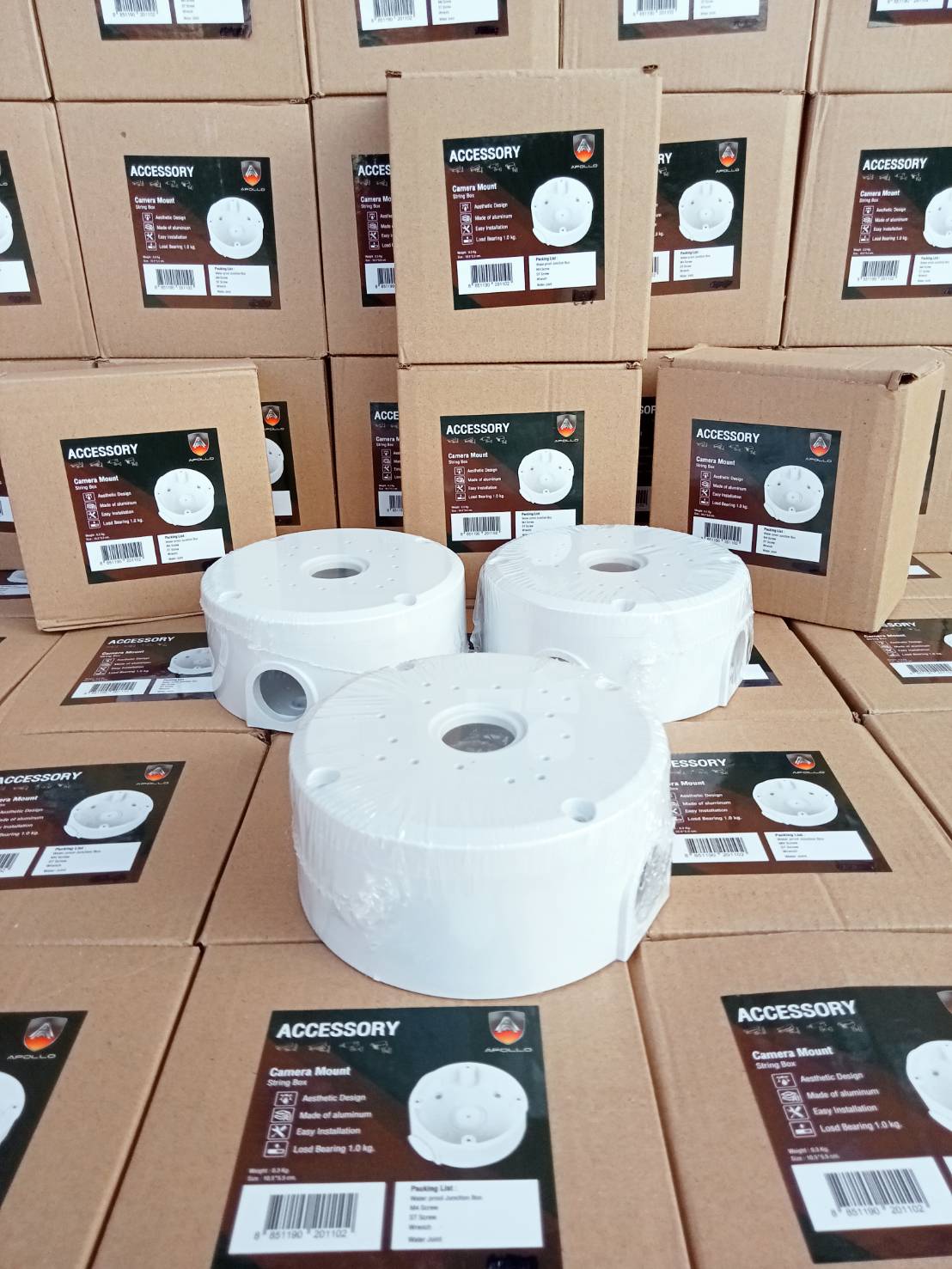 Apollo ASB-012 กล่องยึดกล้องวงจรปิด กันน้ำได้