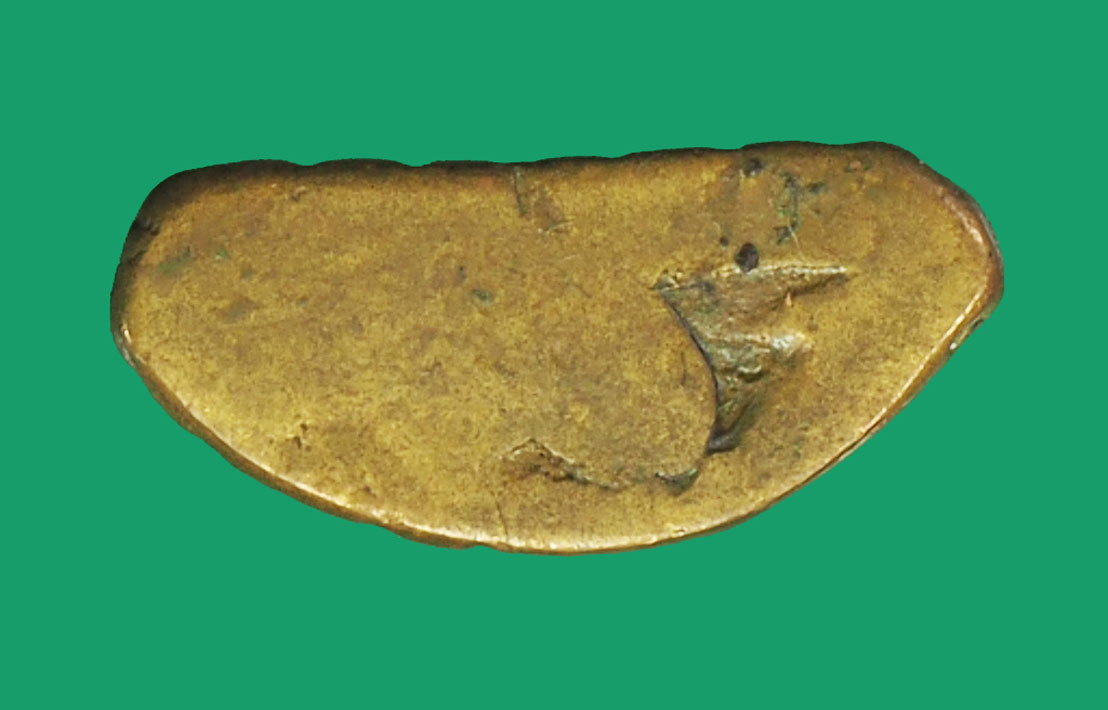 *33509 พระหล่อ แางสมาธิ เนื้อทองเหลือง เก่าไม่ทราบที่ 13