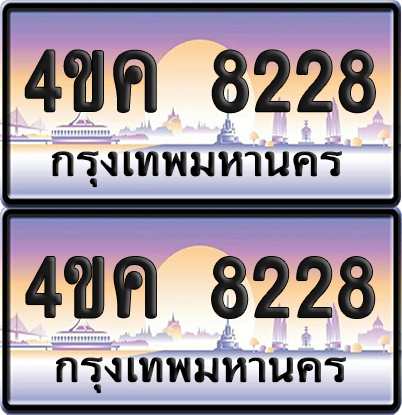 ทะเบียน 8228 ป้ายประมูล 4ขค 8228 พร้อมส่งมอบ (4)