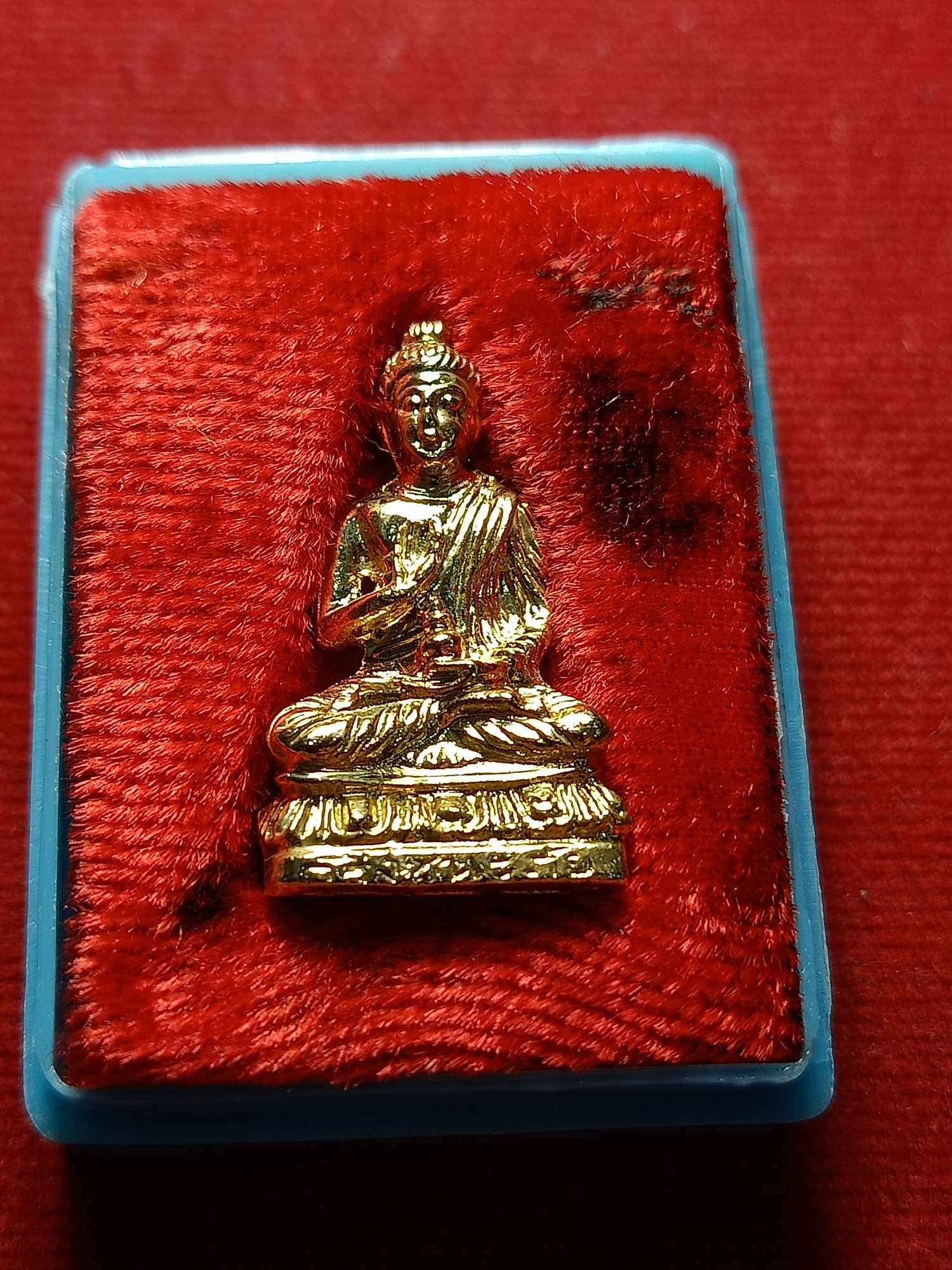 พระกริ่งชนะภัย วัดเวฬุราชิณ ธนบุรี กทม. พร้อมกล่อง (SKU-04753)