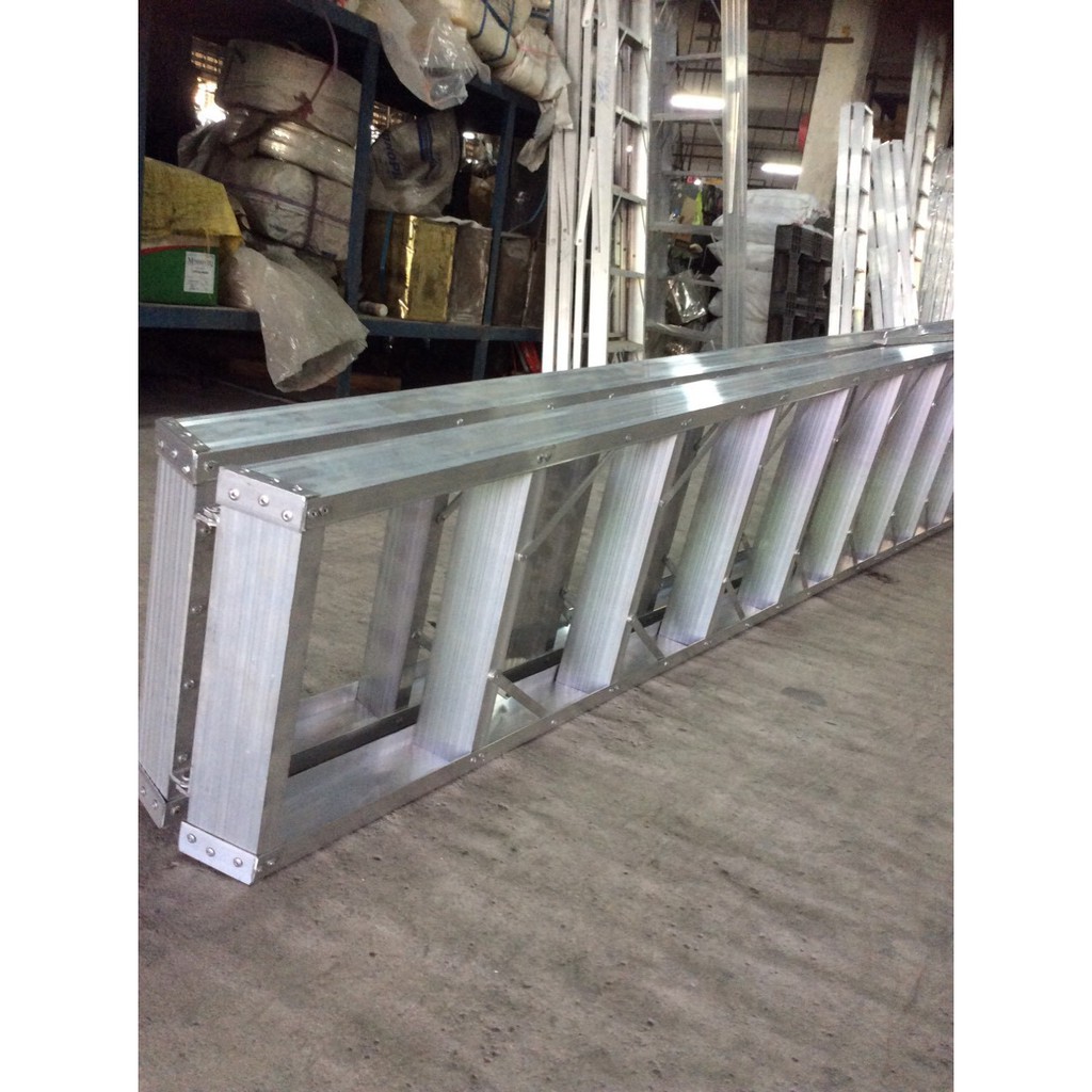 บันไดอลูมิเนียม 3-6 ขั้น ขาใหญ่ขึ้น-ลงได้ 2 ทาง (ราคารวมแวท) รุ่นหนาพิเศษ BARCO บันไดพับ บันไดพับได้อลูมิเนียม