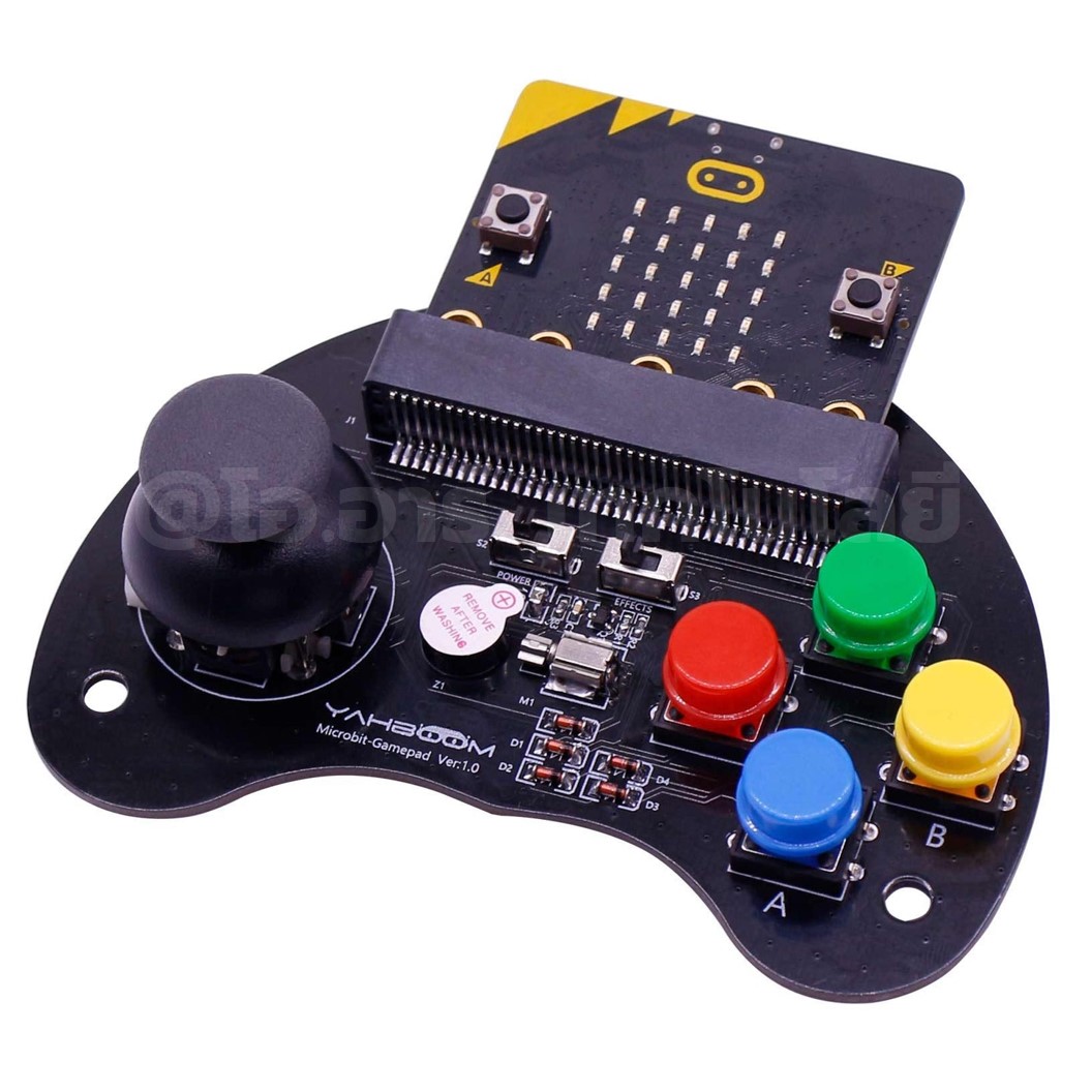 Yahboom จอยไมโครบิต จอยสติ๊ก Joystick Micro:bit GamePad Handle for Microbit V2/V1.5 (รวมบอร์ด/ไม่รวมบอร์ด)