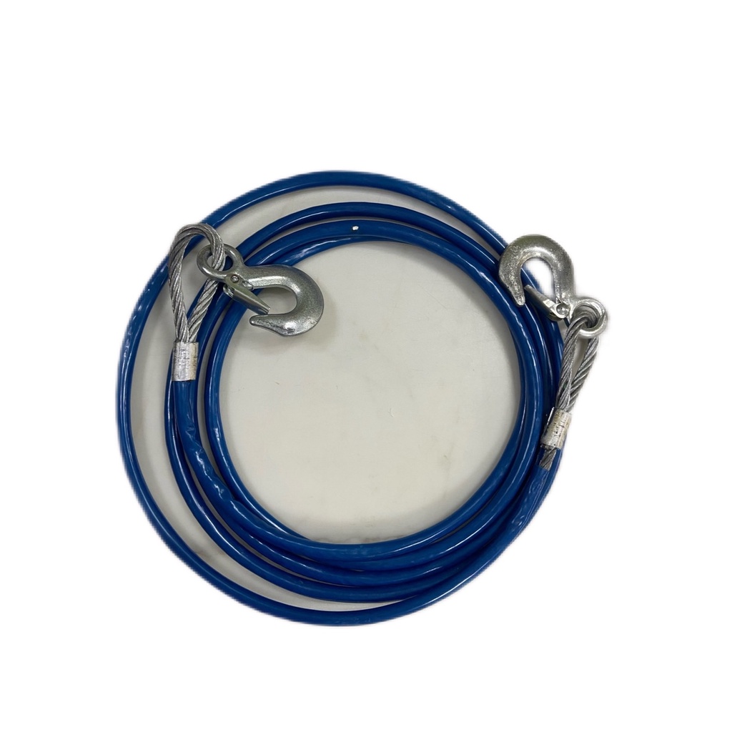 สลิงลากรถ 9 มิล ยาว 4 เมตร (ราคารวมแวท) เส้นใหญ่ สายสำหรับลากรถยนต์ สลิงลากรถ เชือกลากรถฉุกเฉิน {รหัสสินค้า2803511401}