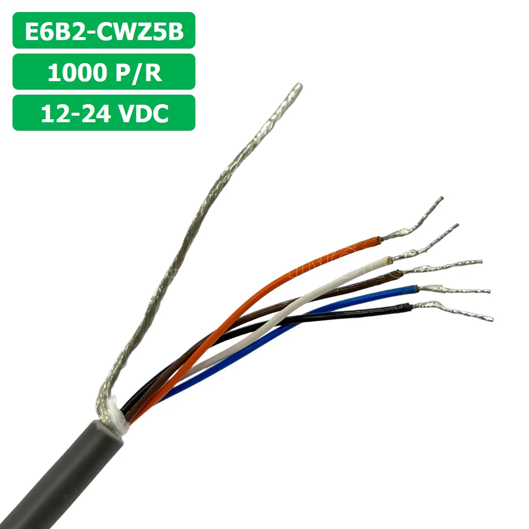 (1ชิ้น) E6B2-CWZ5B 1000P/R 12-24VDC โรตารี่เอ็นโค้ดเดอร์ ROTARY ENCODER (INCREMENTAL)